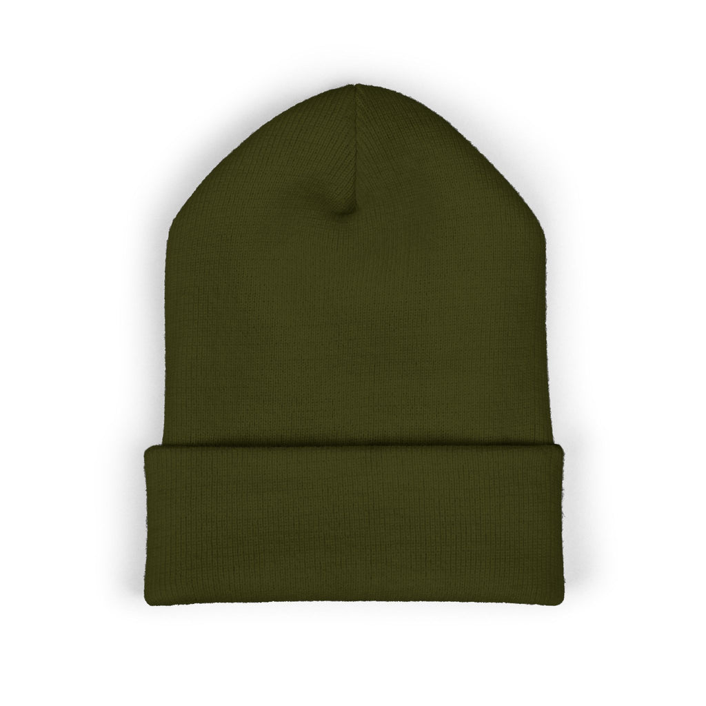 Embroidered Thorned Sword Cuff Beanie